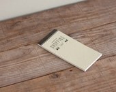 notepad SHOPPING  list - olive green- letterpress printed SHO7001G
