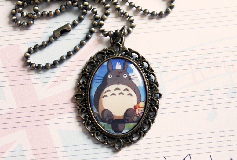 My Neighbor Totoro Kawaii Anime Cameo Necklace