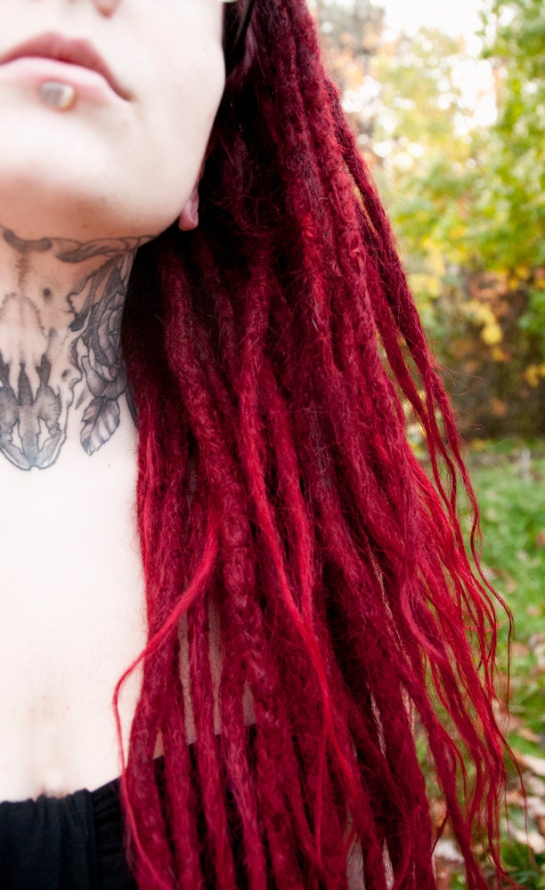Dreadlock Extensions - 12" Human Hair, Custom Order