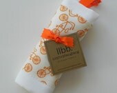 The Original Snap to Hang Flour Sack Kitchen Towel in Vintage Bikes Print from Summer Collection