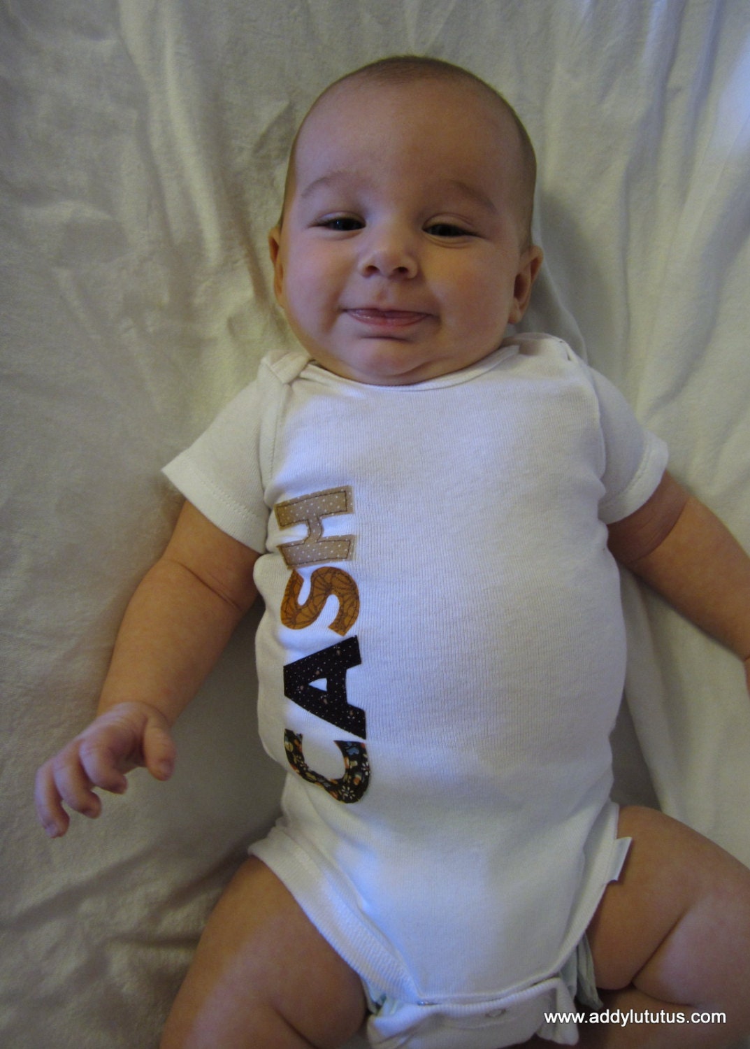 Custom made personalized name onsie -- Free shipping