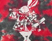Alice In Wonderland White Rabbit Batik Large Shirt