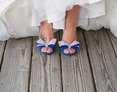 Blue wedding shoes, Blue high heels, bridals shoes, something blue, Crystal heels, Bridal shoes