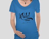 1 Samuel 1:27  ORGANIC Maternity T-shirt - For this child I prayed