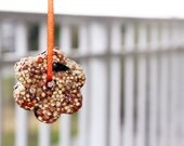 24 petite bird seed flowers - party favors - includes customized, printable sign