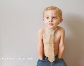 Newborn Photo Prop: Toddler Photo Prop, Burlap Neck Tie, Bow Tie, Natural, Organic, Boy Photography Props