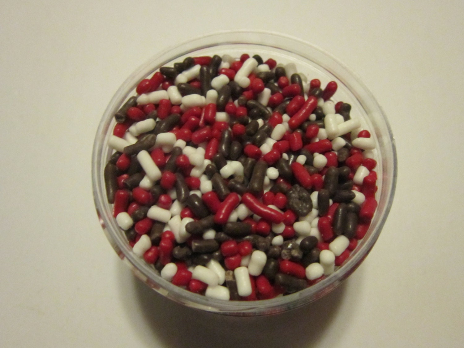 4oz Red Brown & White Cupcake Cake Pop Cookie Jimmie Sprinkles