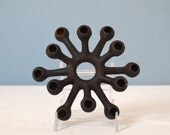 Vintage Dansk Designs Cast Iron Spider Candle Holder with Original Box