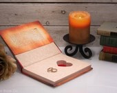 Hollow Book Safe with Heart - The Secret