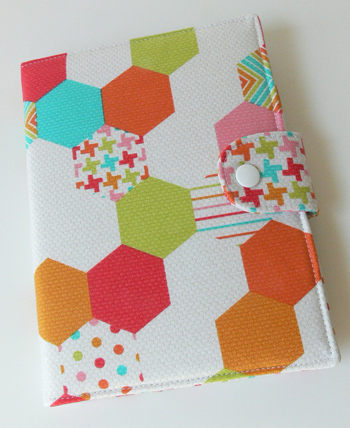 Standable Kindle Fire Kindle touch Nook cover Ipad Mini case Samsung Galaxy  Cover Multi houndstooth  polka dot Hexagon Custom order