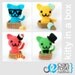 Kitty in a Box - Amigurumi Crochet Plush Cute Kitty - Choose 1 - Sweet - Sushi - Nerd - Fancy