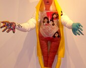 LIFE SIZE soft doll---banana baby