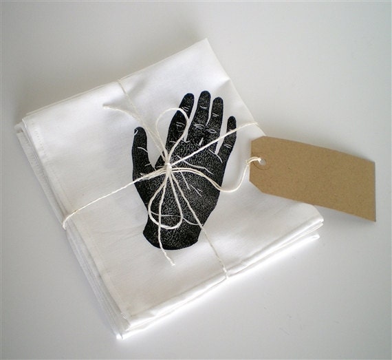 NAPKINS - Hand Print Serviette - Set of 2