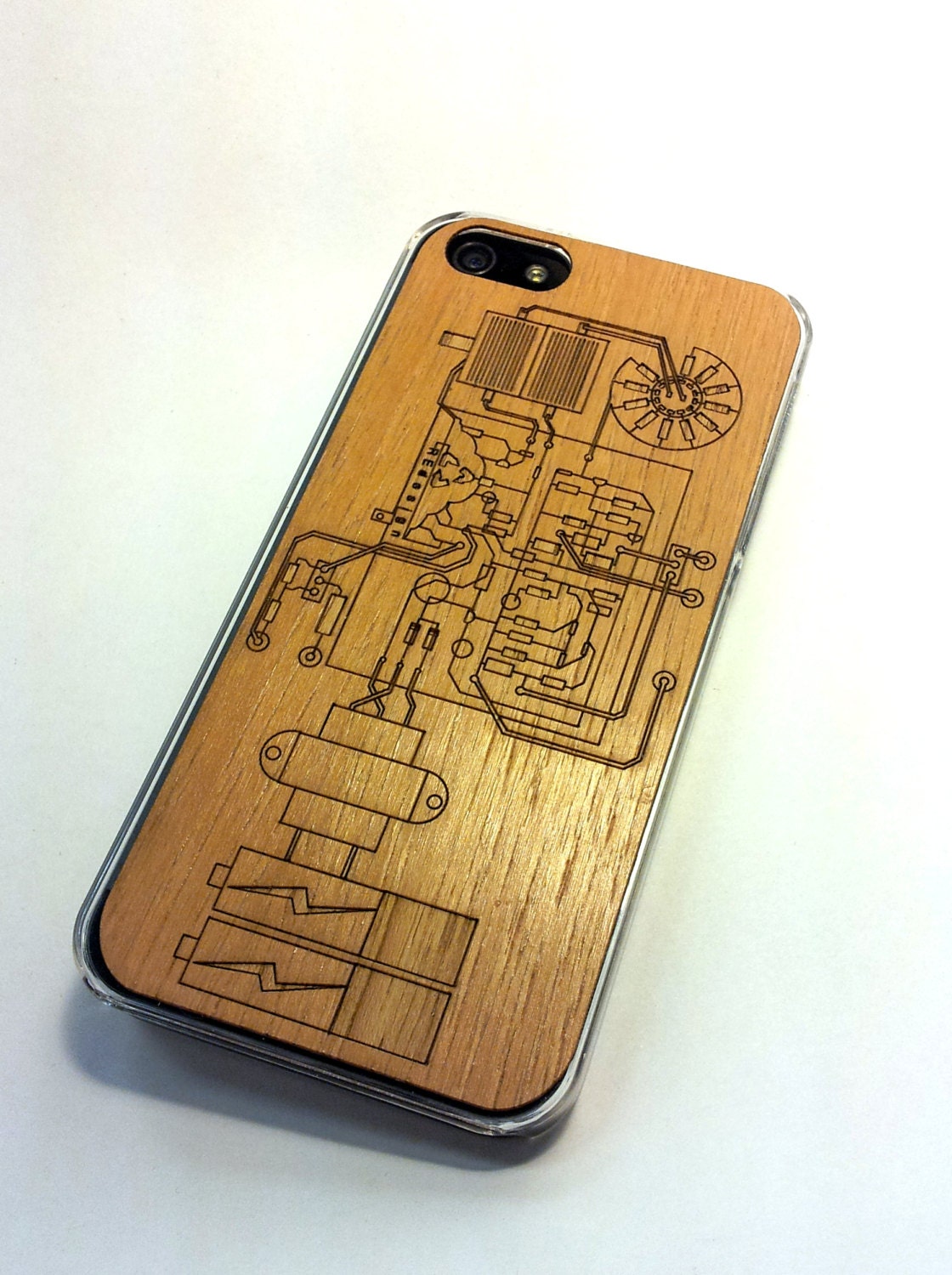 TECHNO Wood iPhone 5 Case