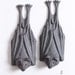 Pair of  bats - Stoneware pottery