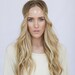 Chain Head Piece Gold Linked Headband Wanderlust Bohemian Free Spirited Women's Fashion Hair Accessories Hair Bands (ALL FLOWERS)
