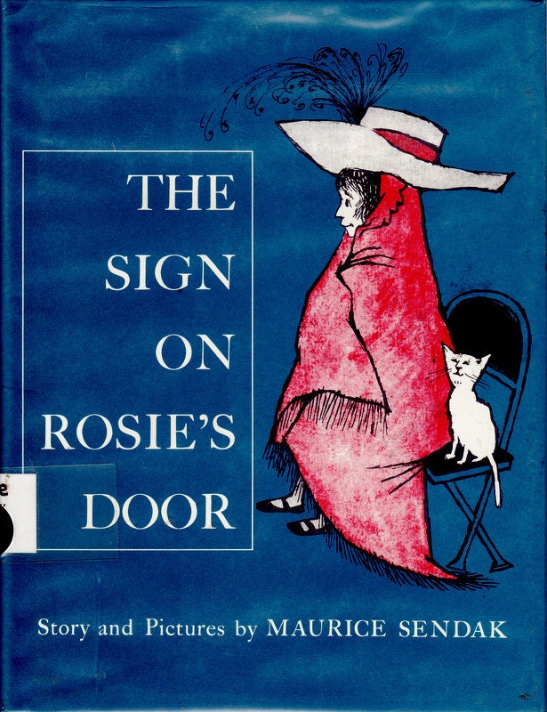 vintage Maurice Sendak kids book The Sign On Rosie's Door, story about creativity and imagination of children, childhood pretend