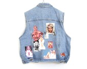 ANNA NICOLE DENIM V E S T