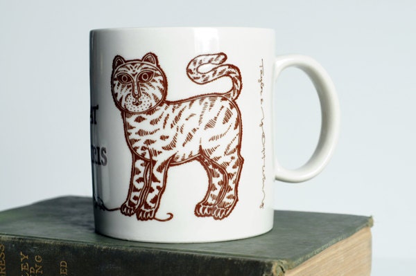 Vintage 1979 Taylor & Ng Chat Et Souris Cat Mouse French Mug Cup