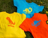 Dinosaur Toddler and Infant Set (You Choose Sizes)