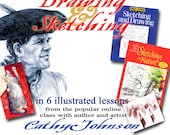 Drawing and Sketching eBook with 6 fully illustrated lessons