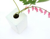 Woodgrain Vase in the Palest of Blues