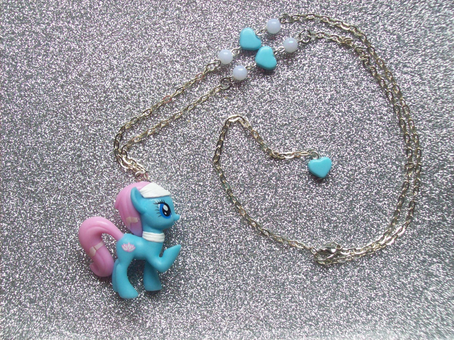 Lotus Blossom Spa Pony Necklace