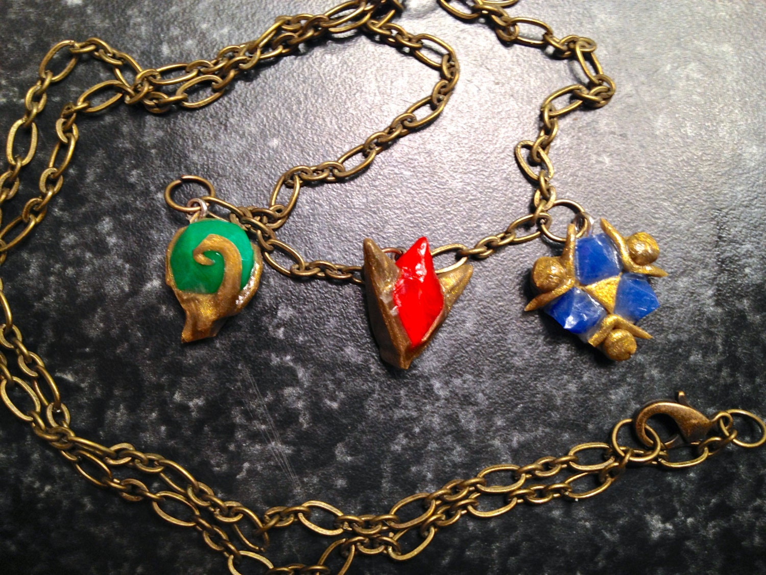 Legend of Zelda Spiritual Stones Necklace