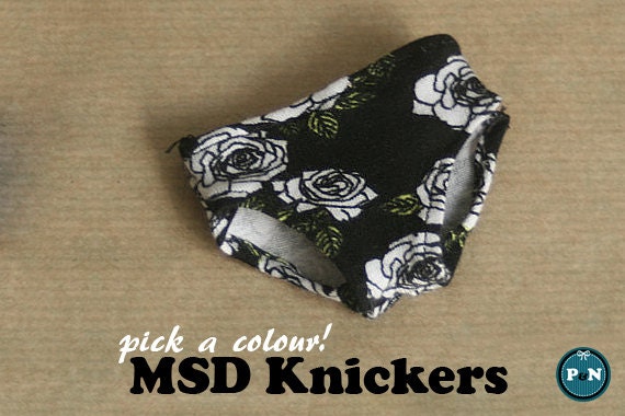 PICK A COLOUR - MSD-sized knickers in 12 different fabrics