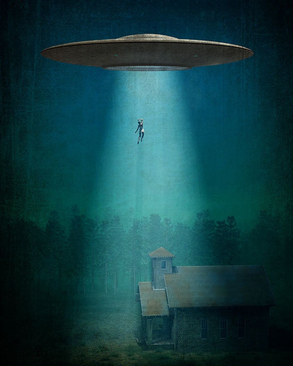 16x20 Alien Abduction Poster