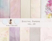 Digital Scrapbooking Papers pack,12x12in, jpg., 300dpi vol.10