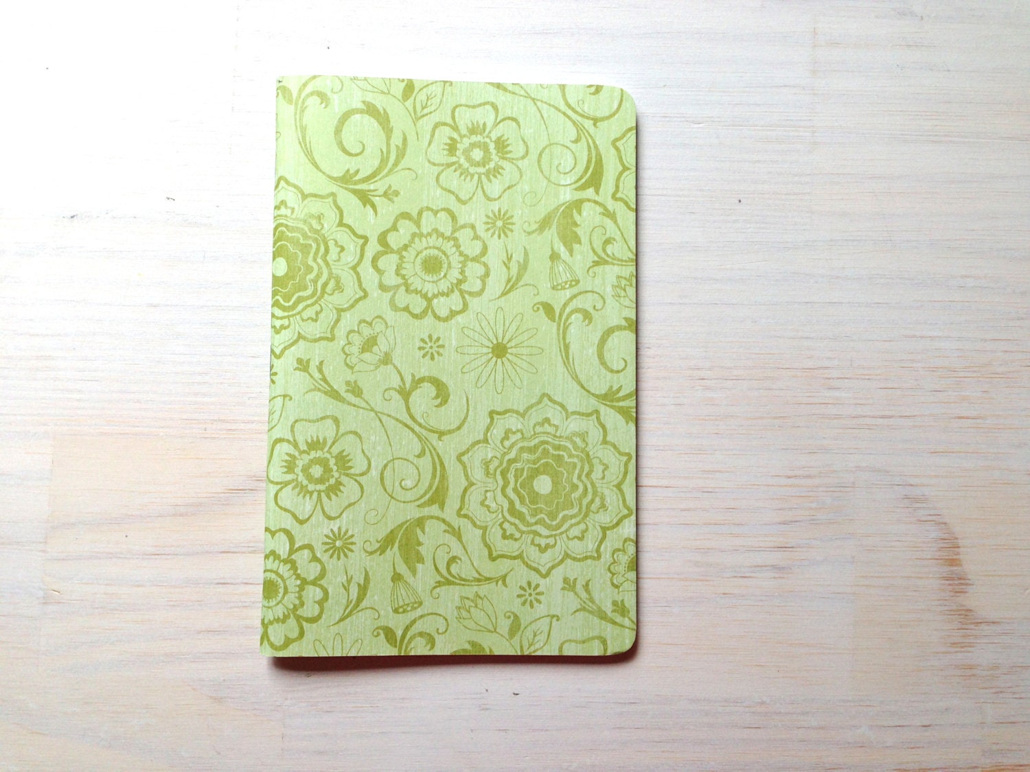 Notebook: Writing Notebook, Mother's Day, Summer, Green, Floral, Flowers, Fun, Paper Cover, Journal, Gift, Unique, Blank Journal