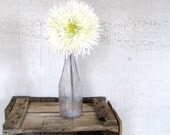 purple glass bottle - modern farmhouse style vase or decor/display