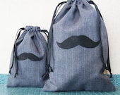 Groomsmen Gift Bag (1) - Small Mens Gift Bag - Mustache Wedding Il_170x135