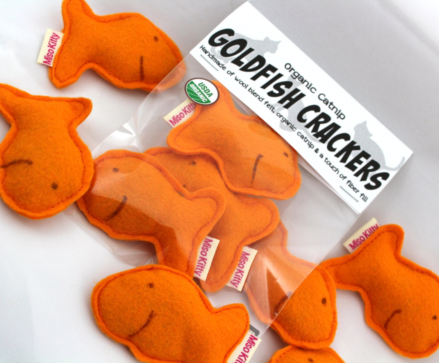 Cat Toy Catnip Goldfish
