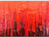 Original Textured Art Abstract Painting, Expressionism Impasto Painting, Affordable Art Oil Painting, Art Deco Wall Art, Fine Art, 5 x 7