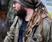 Espresso Shape-Shifter: Dread Beanie Hat Scarf