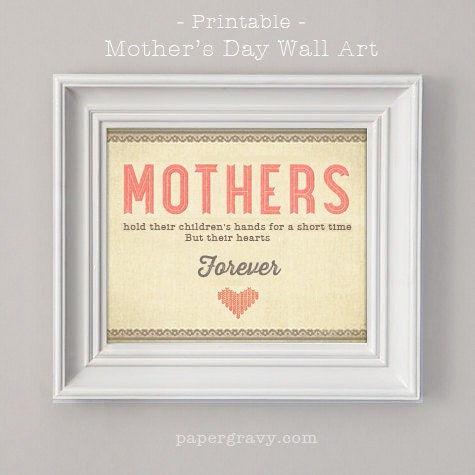 Printable Digital Mother's Day Wall Art Il_170x135