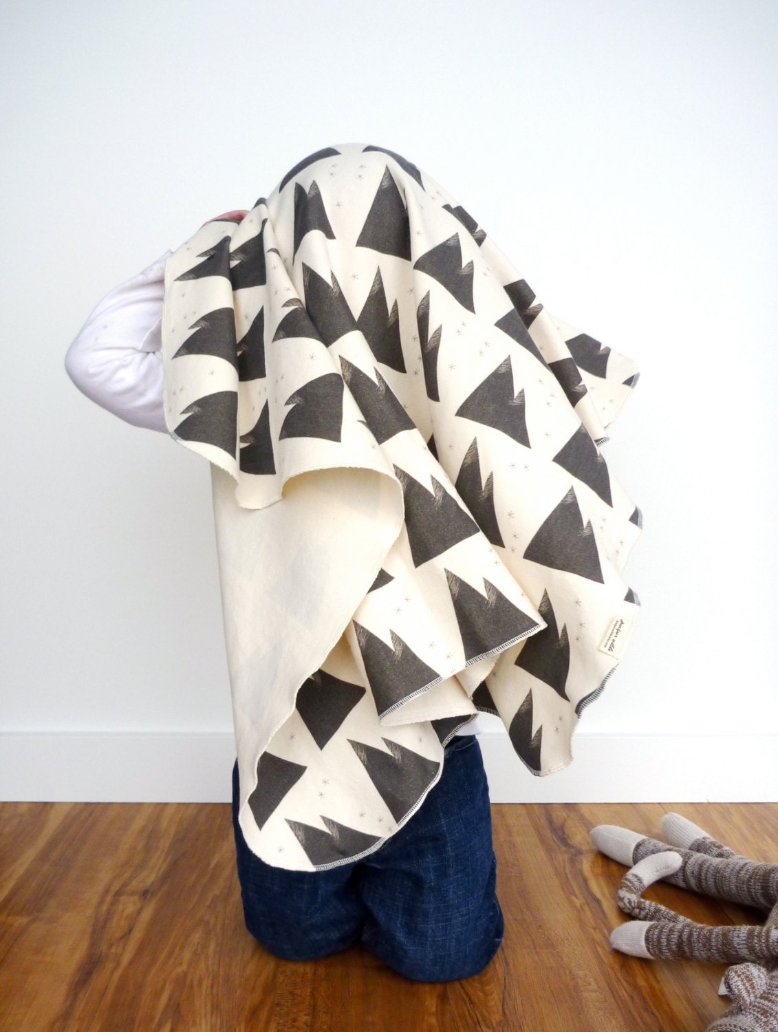 ORGANIC Mountain Blanket baby swaddle blanket