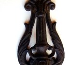 Decorative Pineapple Door Knocker, Rustic Cast Iron  SHIPPING INCLUDED