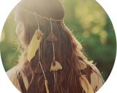 Autumn Wanderer Feather Headband / Headdress / Headpiece