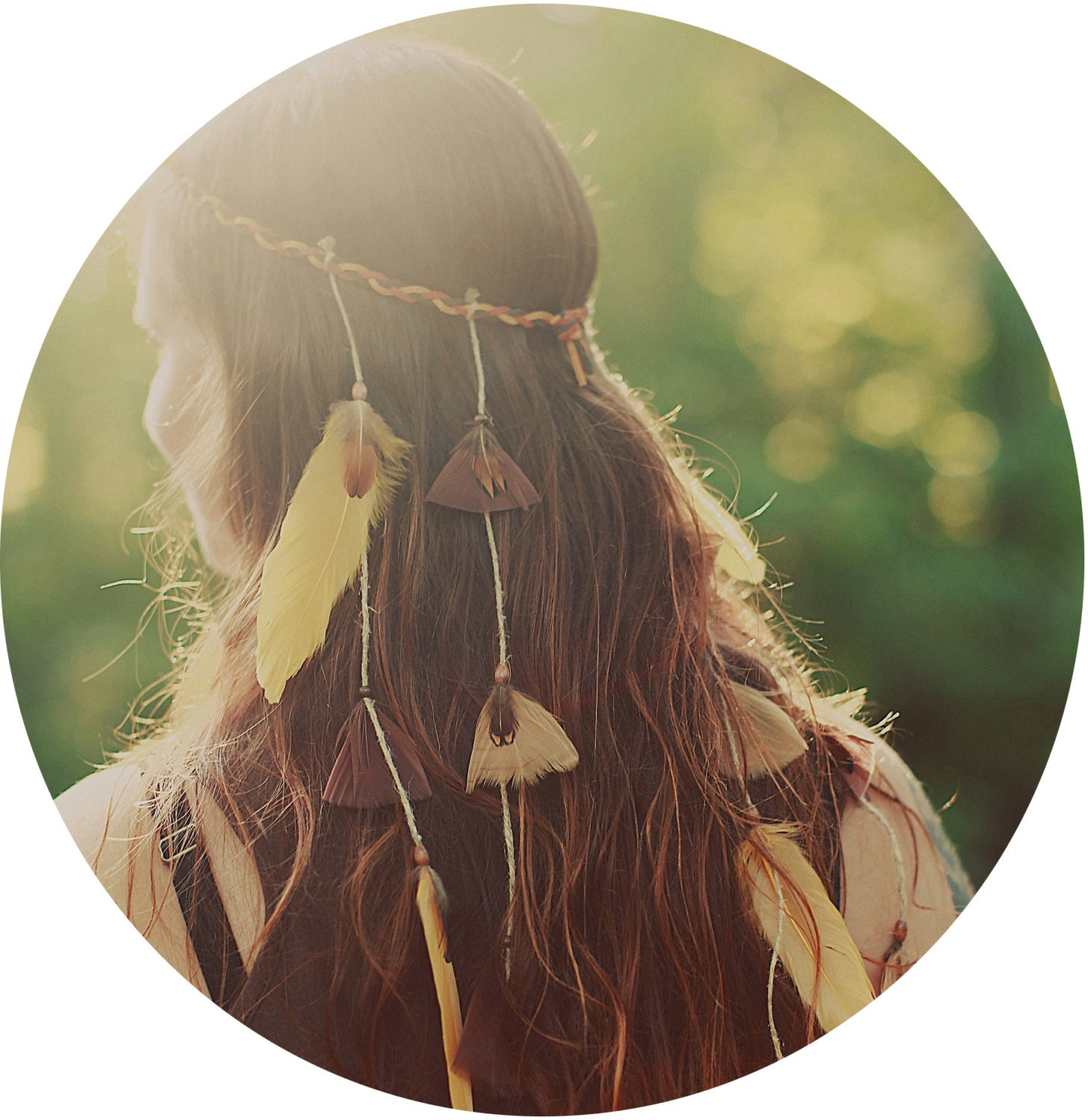Autumn Wanderer Feather Headband / Headdress / Headpiece