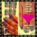 Wax my WEST AFRICAN HEART pattern nail decals beautiful glorious