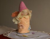 Waldorf Gnome Fairy - SALE -Waldorf toy - Gnome Doll - Spring / Summer nature table - Organic - Plant Dyed -