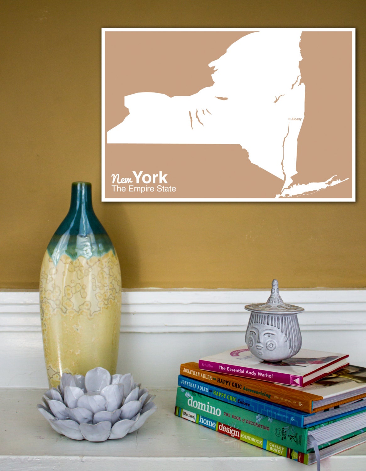 The Modern United States // Minimalist New York Poster // 13x19 Giclée Art Print