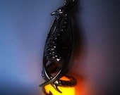 Glow in the Dark Dragon - Skyrim - Sun Dragon - Dragon Ball - Glowing Dragon - Game of Thrones - Phoenix - Orange Glow
