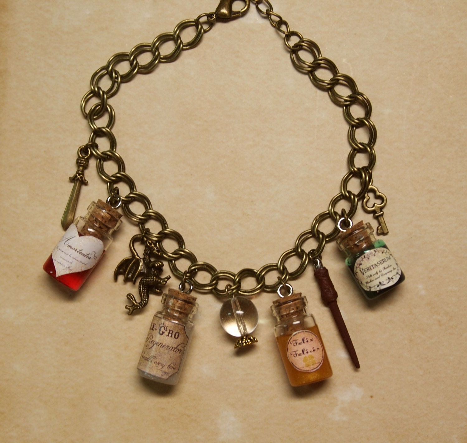 Harry Potter Inspired Potion Bracelet 7.5-9
