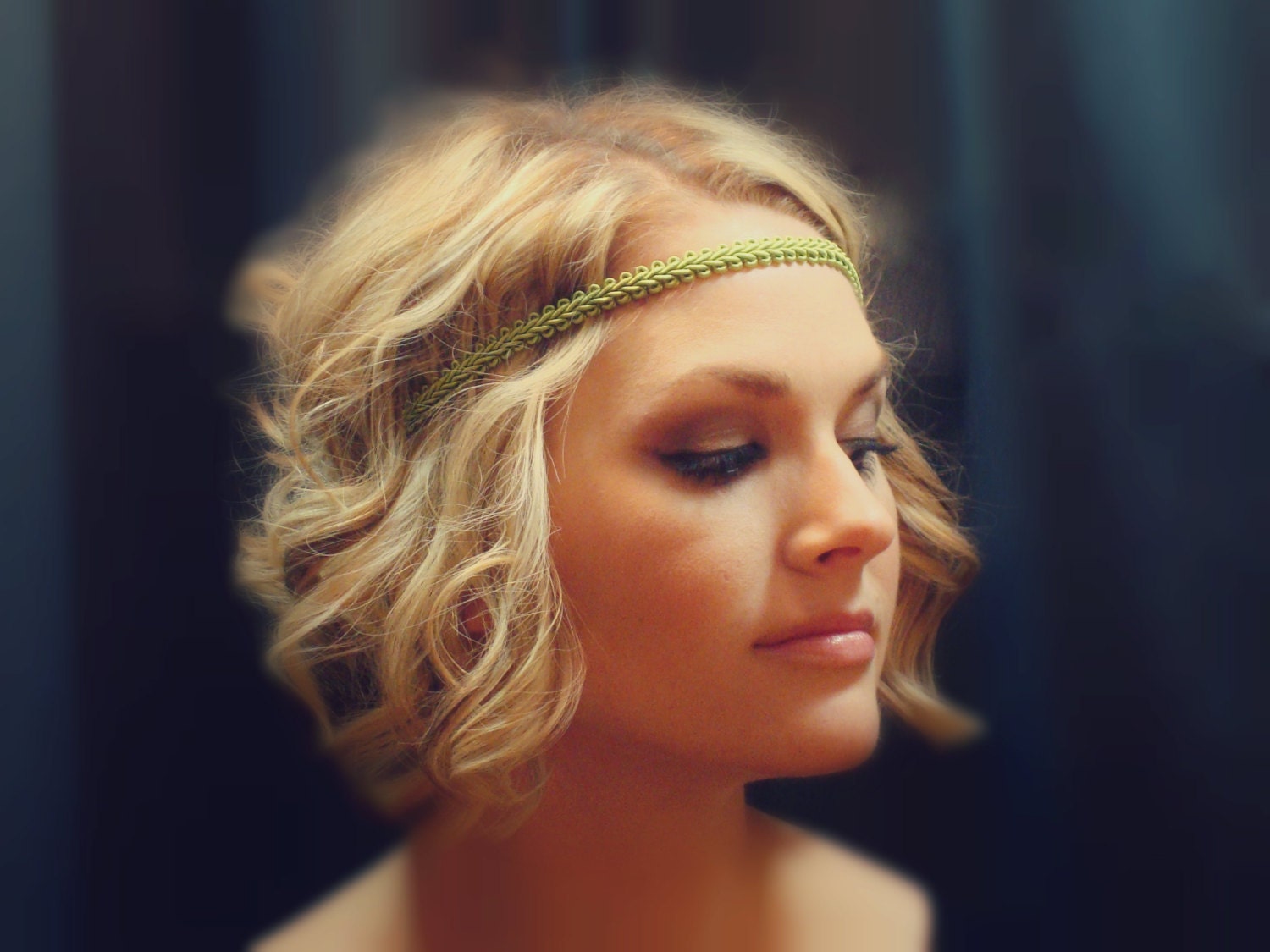 Many Colors -Boho Gimp Braided Forehead Headband - Many Colors Available