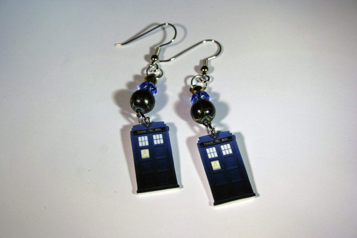 Tardis Earrings