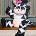 Adorable welcome baby Zebra woodcraft shelf sitter